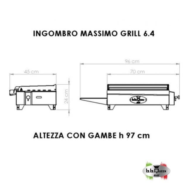 Piastre Per Barbecue In Acciaio Inox Con Raschietto Per Barbecue