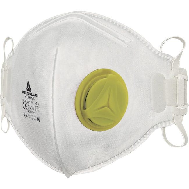 Masque de protection respiratoire FFP3 avec valve - Fabriqué en France