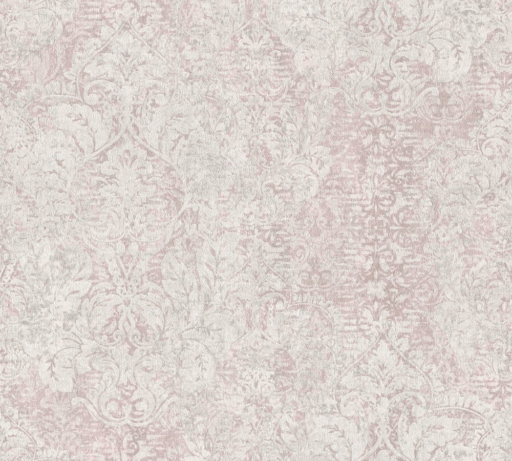 Papel pintado beige y granate con estampado desgastado papel pintado vintage para interior moderno papel pintado barroco con relieve