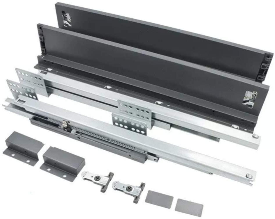 Guida Di Estrazione Totale Per Cassetti Da 35 Cm - Portata Di 30 Kg | Leroy Merlin - Foto 6