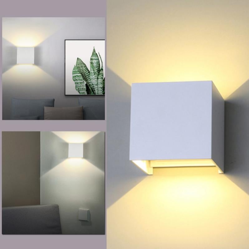 Lampada Da Parete LED Per Esterno E Interno, Plafoniera Da Corridoio Moderna Con Telecomando, Lunghezza 60/80/100cm, Nero, IP65, CE