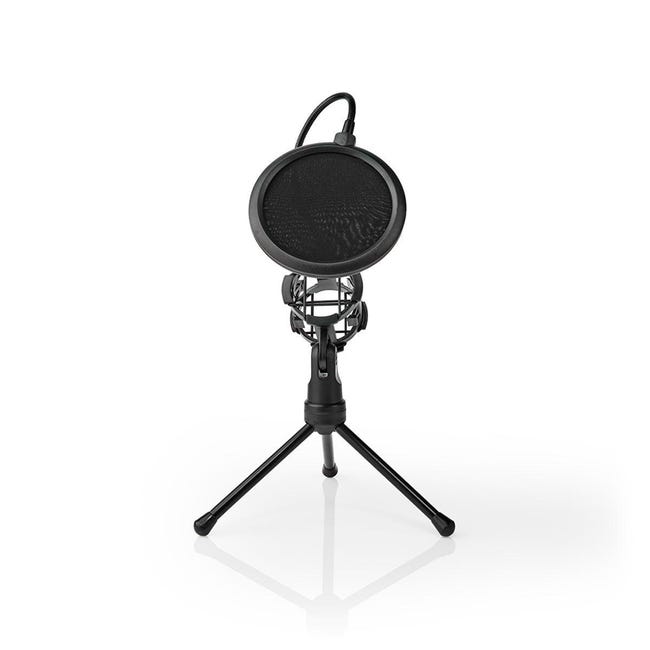 Support pour microphone sur pied Diamètre max 40 mm Noir