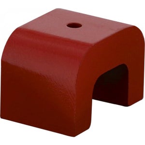 Aimant, rond, diamètre 30 mm, blister de 4 - Rouge - Magnet déco