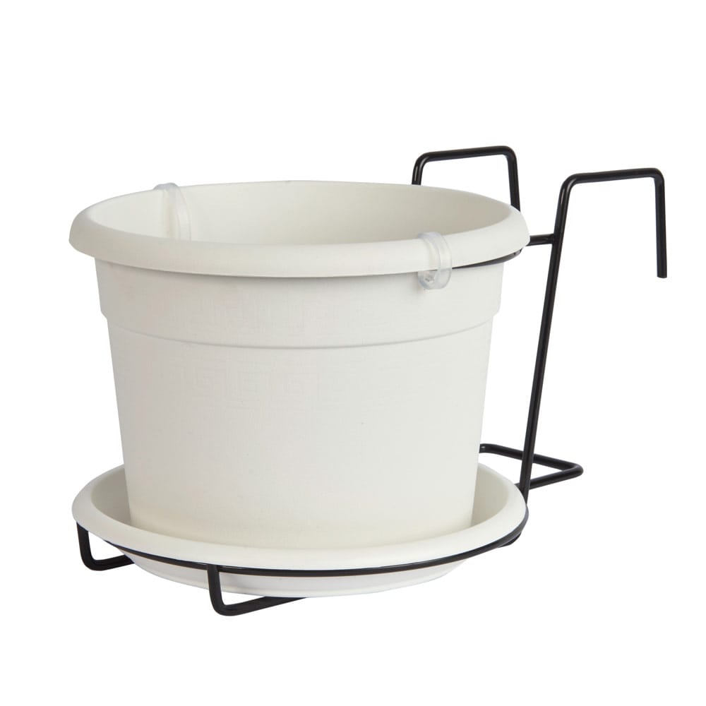 Vaso con supporto ARTEVASI Capri in polipropilene bianco H 18.9 Vaso con supporto ARTEVASI Capri in polipropilene bianco H 18.9