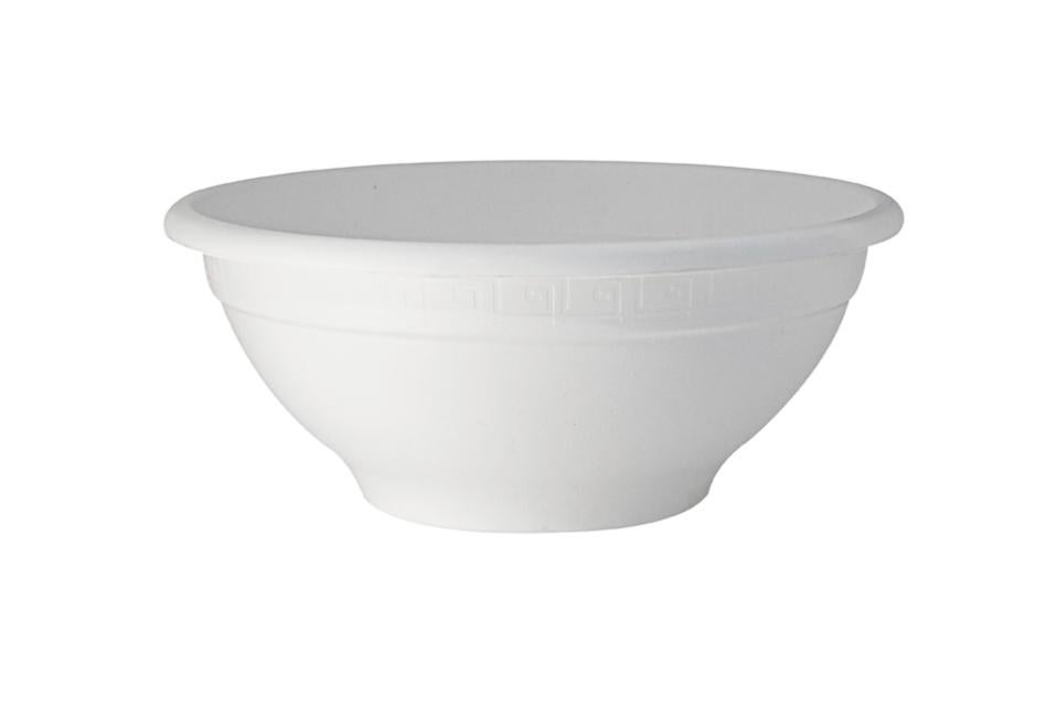 Geli Vaso Per Piante Rotondo In Plastica - 8 Cm, Bianco, Con Fori Di Scarico - 2