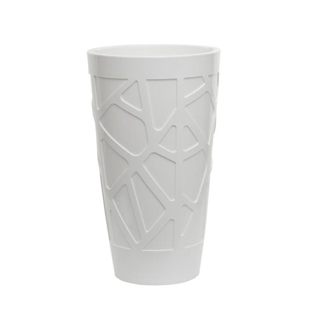 IDEL Mosaic Curve HIGT Quality Jar (Made in Italy) with Water Reservoir trasparent/white IDEL Mosaic Curve HIGT Quality Jar (Made in Italy) with Water Reservoir trasparent/white