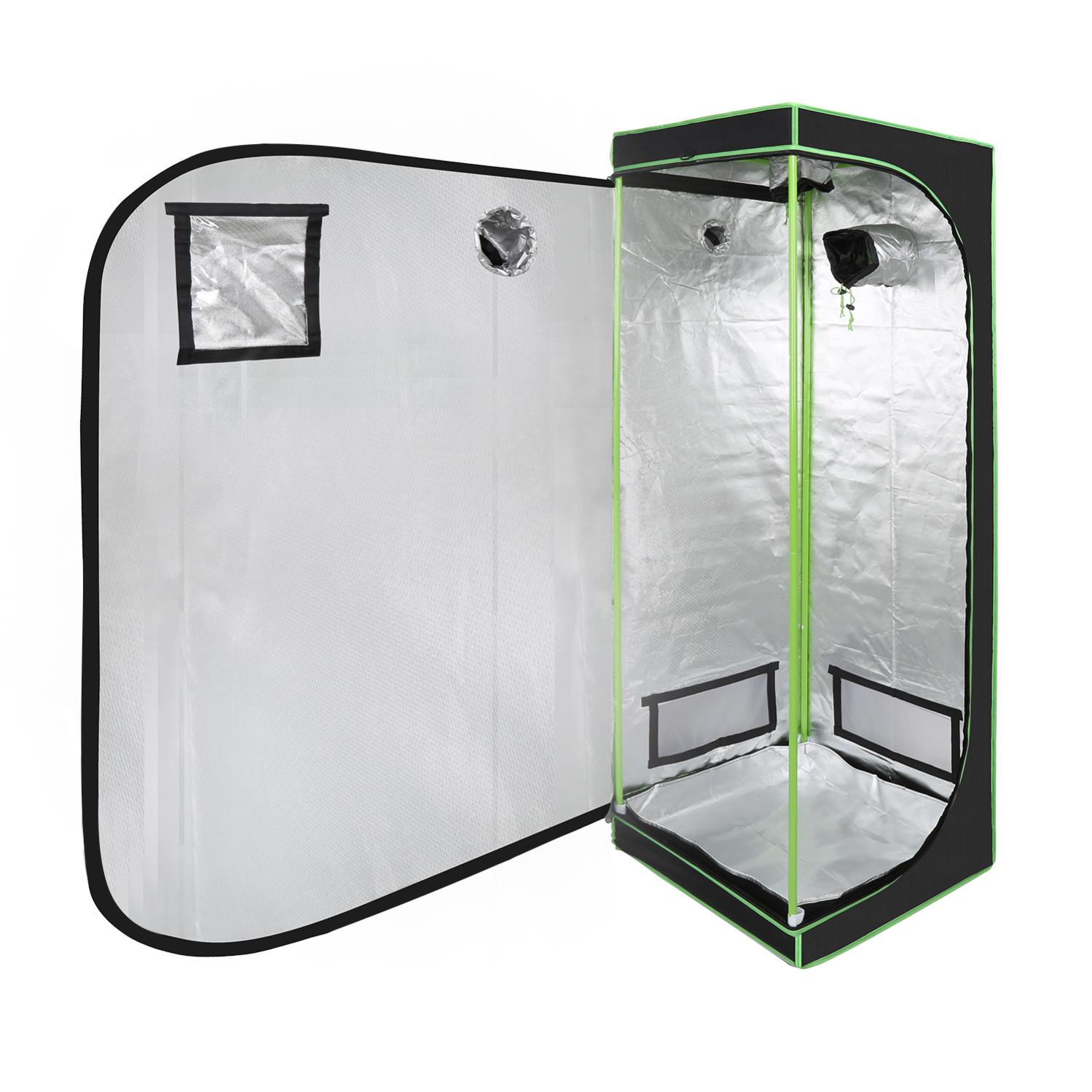 Tente De Culture Champignons 60x60x90cm - Serre Étanche Avec Gants Et Spray Pour Mycologie