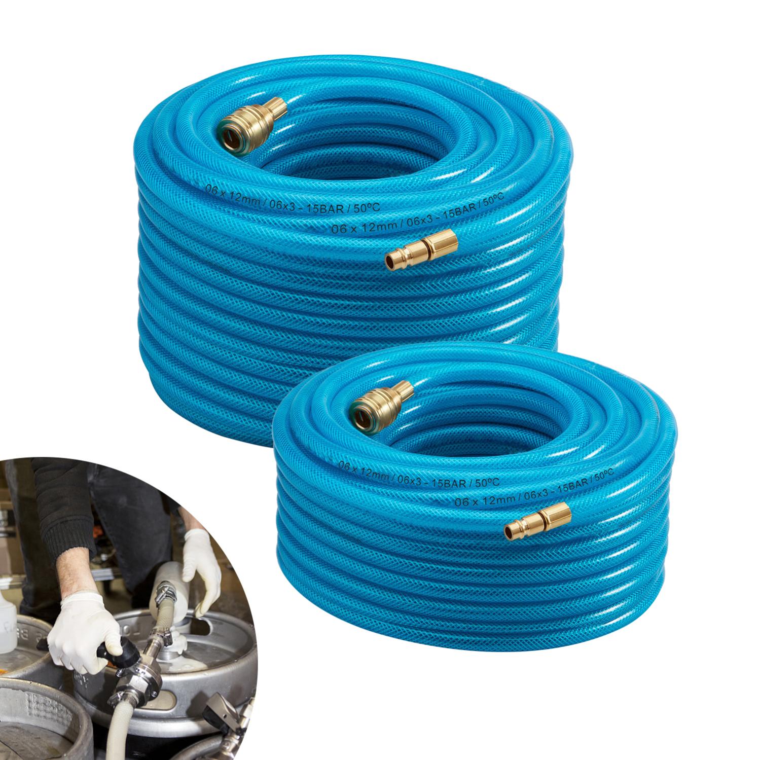 Tamburo Automatico Poppstar Poppstar Premium - Tamburo/Tubo Flessibile Automatico Per Aria Compressa Con 15 Metri Di Tubo Avvolgitubo Aria Compressa - Foto 10