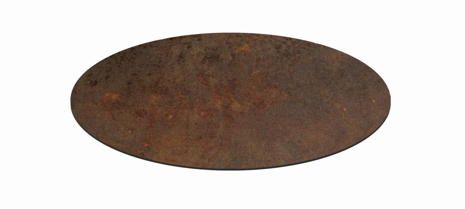Piano Per Tavolo Quadrato Effetto Cemento 60x60 Cm Sp.18 Mm – SIGN, Personalizzabile Con Base A Scelta, Made In Italy