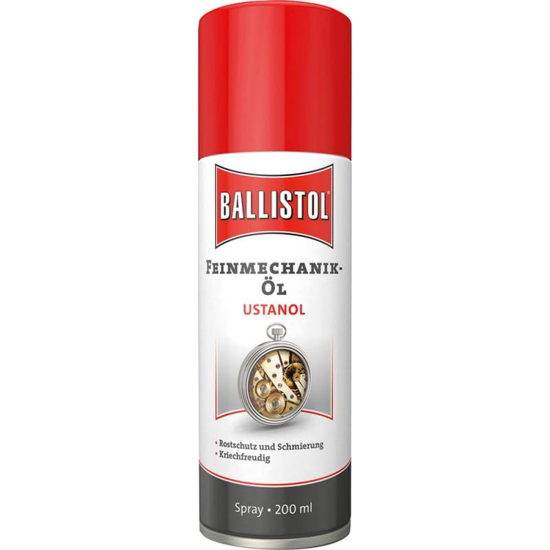 Spray huile Mécanique de précision 200 ml Ballistol (Par 6)