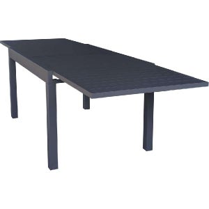 Nori tavolo allungabile per giardino 106-212x75cm moderno in alluminio