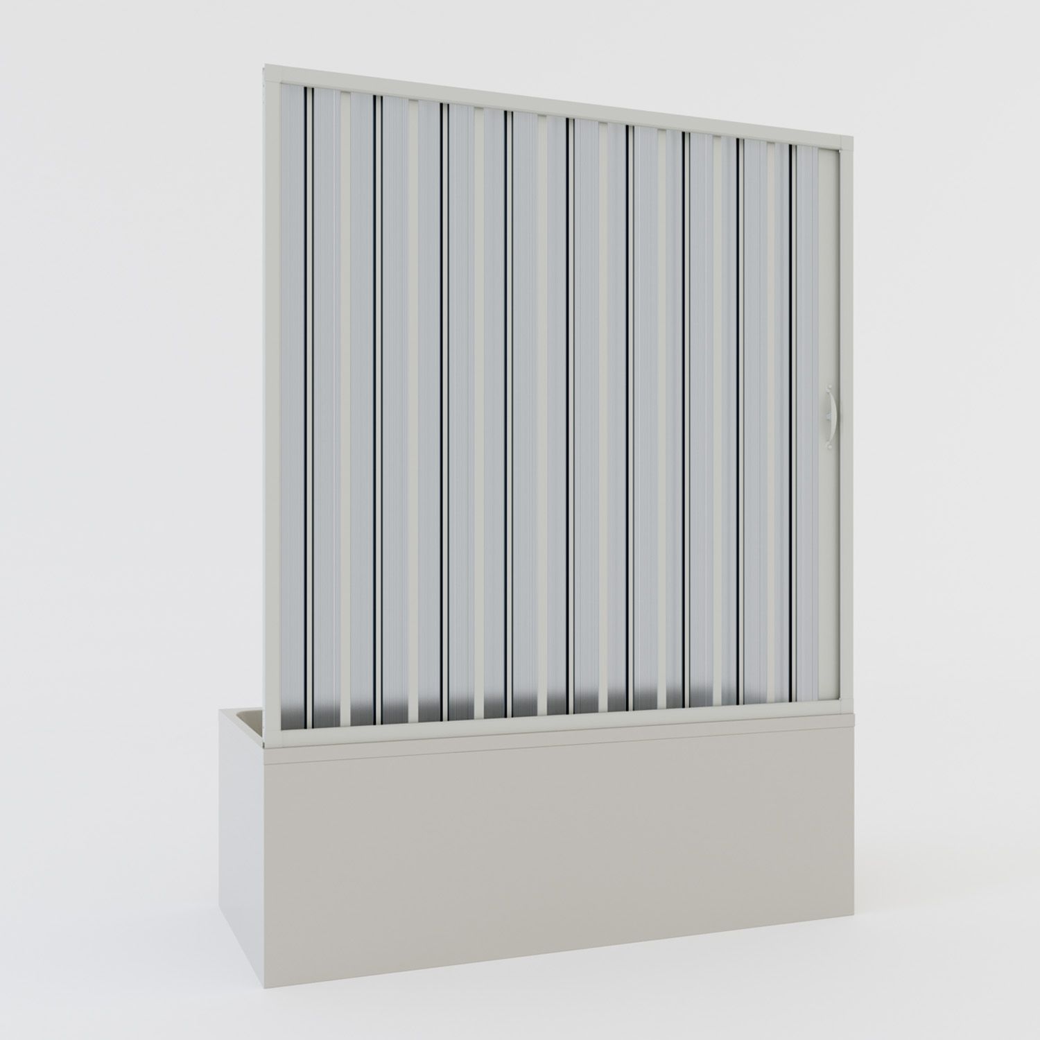 Parebaignoire douche pliante en PVC 160 cm h 150 mod. Ibisco avec