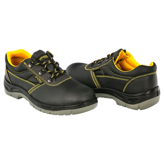 Zapatos Seguridad S3 Piel Negra Wolfpack Nº 41 Vestuario Laboral,calzado Seguridad, Botas Trabajo. | Leroy