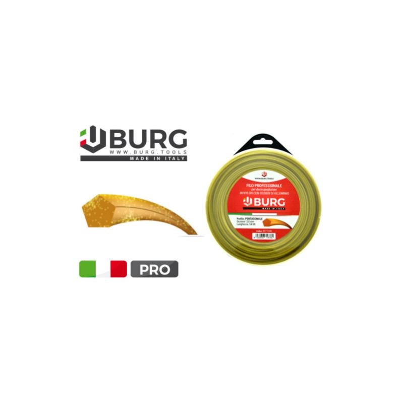 ABREK D. 3,3 MM X 15 MT QUADRATO ARANCIO FILO DECESPUGLIATORE TESTINA Giardino 84311441