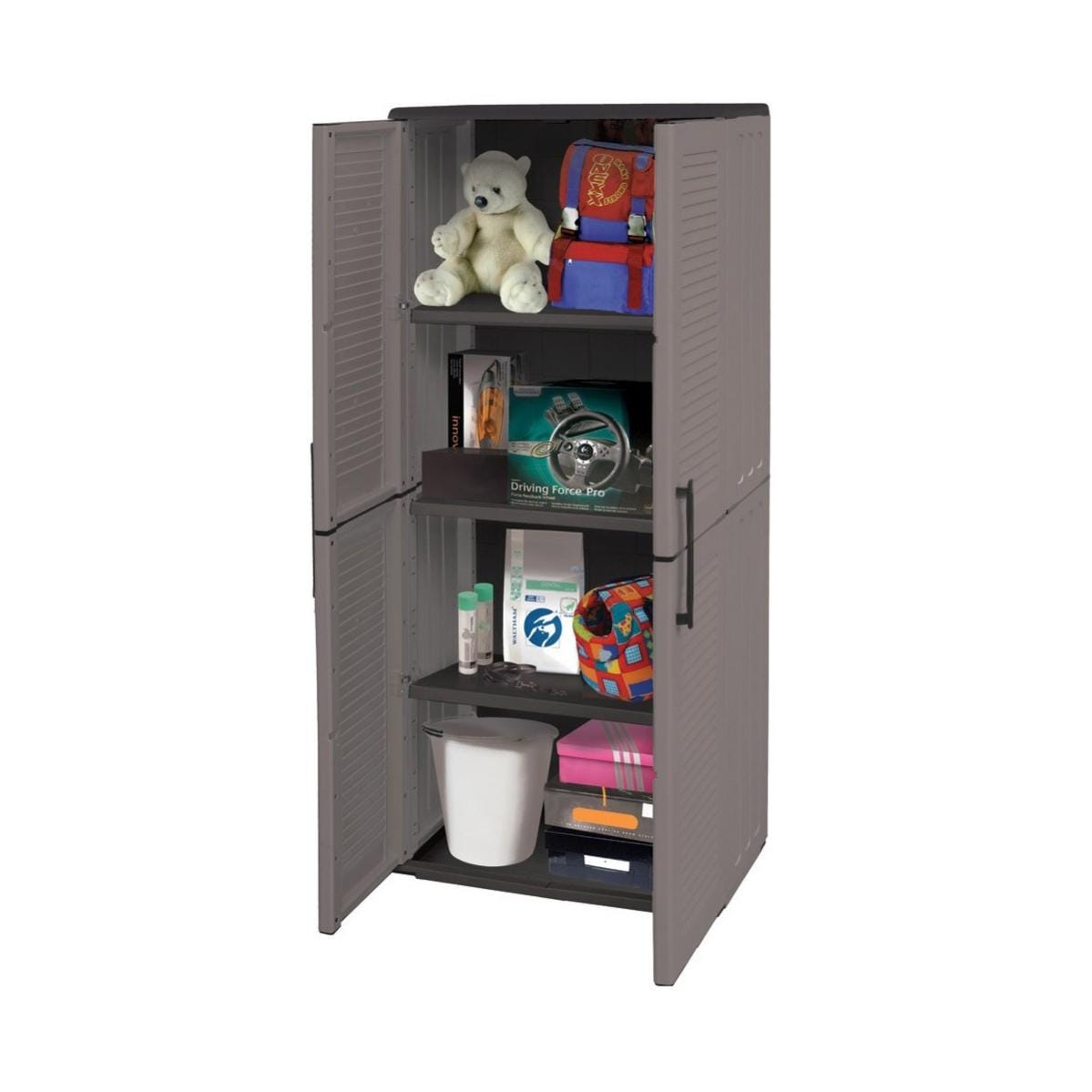 Armadio Alto 180 In Lamiera Acciaio Tuttopiani Con Ripiani Interno Armadietto 88654191 - Foto 13