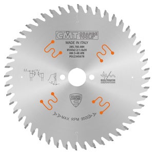 Lame Circulaire CMT 285.160.48h – Diamètre 160 Mm, 48 Dents, Alésage 20 Mm, Pour Coupes Précises Métal Et Autres Matériaux