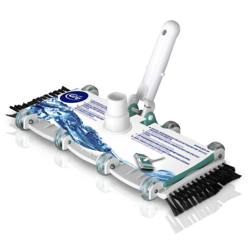 Escoba De 8 Ruedas + Cepillos Laterales