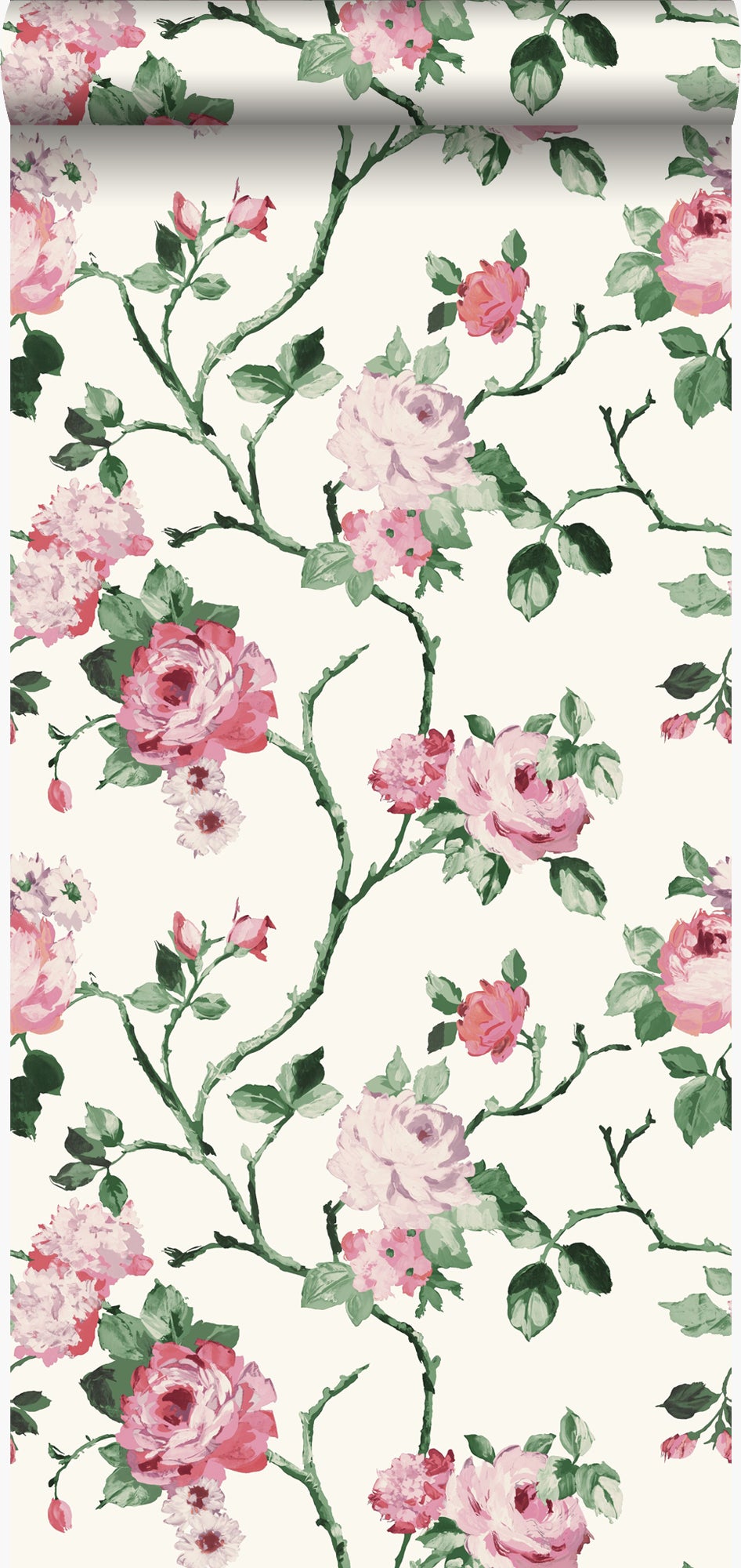 Papier peint mur ROSES Vigne floral braunrot vert au Lutèce 36572-1 2,43 €/1qm 
