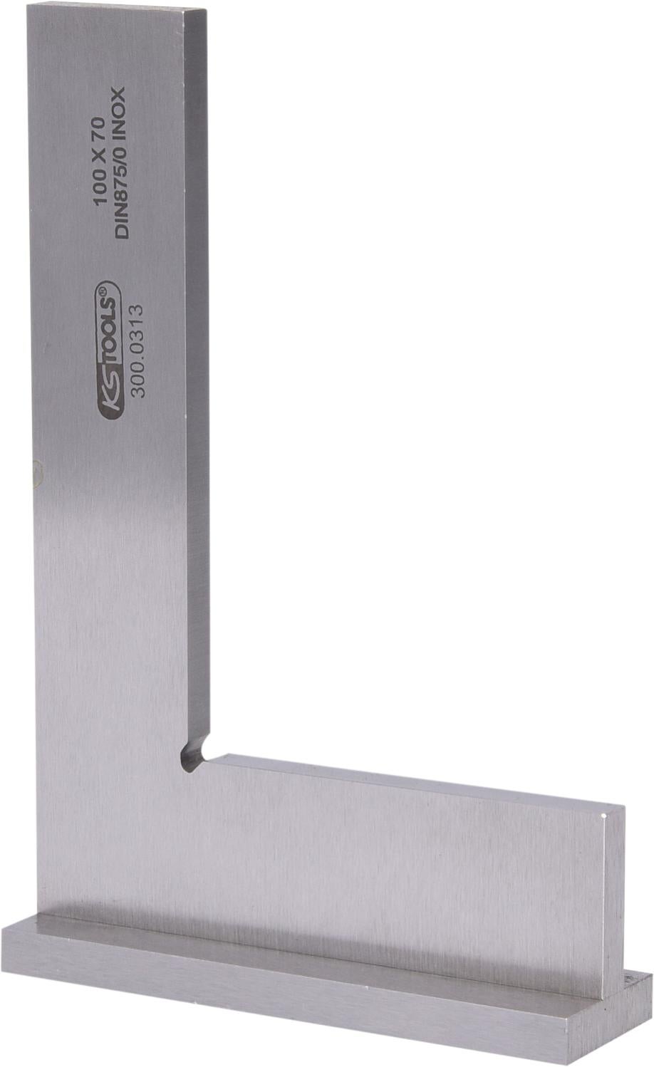 KS Tools Squadra A Cappello 100 Mm, Acciaio, Per Meccanica E Officina, DIN 875 Classe 2 - Foto 11