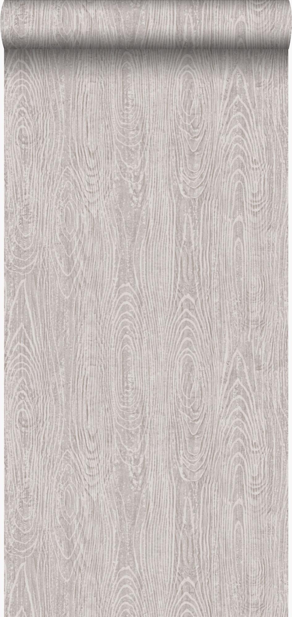 Papel pintado tablas de madera con grano de madera beige 53 cm x 10