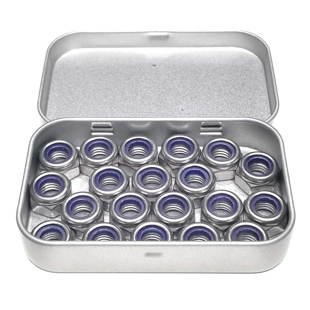 Ecrou auto-freiné Inox / Nylon M8