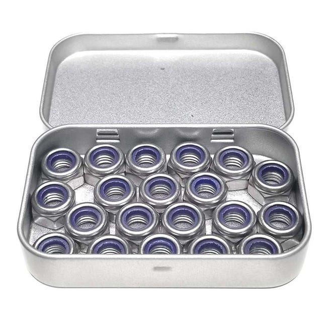 Ecrou auto-freiné Inox / Nylon M8 Ecrou auto-freiné Inox / Nylon M8