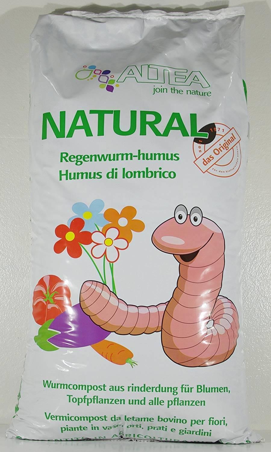 Humus di Lombrico Terra Nera Lombrichi Vivi 9,9kg Fertilizzante 100%  Naturale