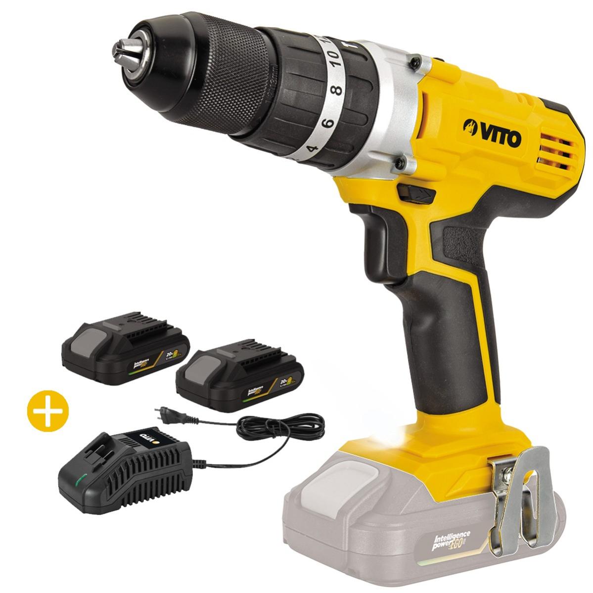 Batteria 2Ah 20V Parkside X20V Team (2020) + Caricatore Rapido 60 Min – Compatibile Con Tutti Gli Utensili Parkside 20V, Spegnimento Automatico