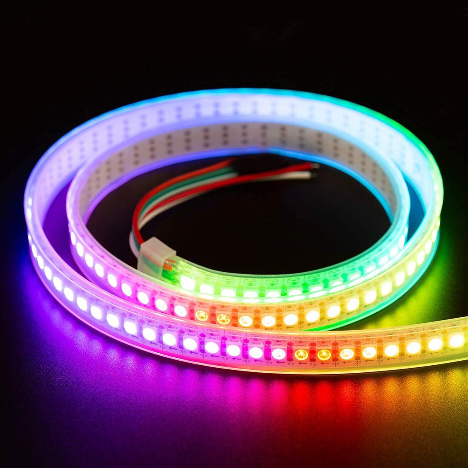 Striscia LED 100W RGB CCT IP67 24V dimmerabile multicolore da