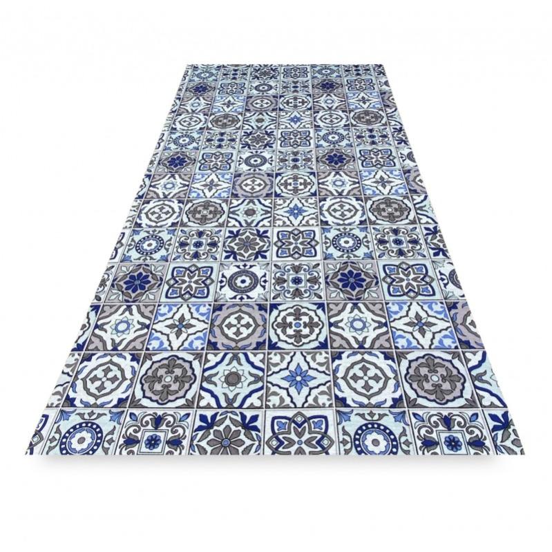 TAPPETO Runner da CUCINA Passatoia Antiscivolo Effetto MARMO made in Italy