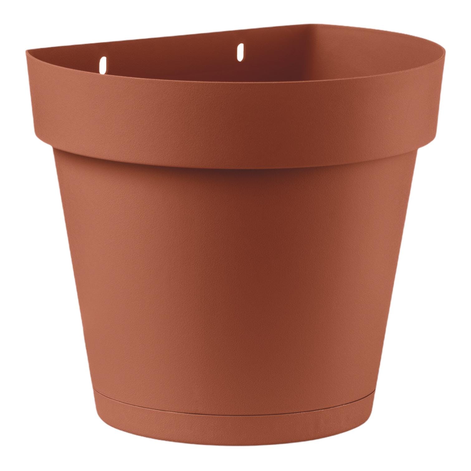 Cilindro Liscio Alto in Terracotta Cilindro Liscio Alto in Terracotta