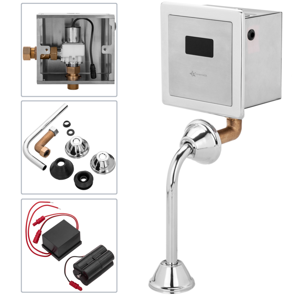 Robinet de chasse automatique pour WC avec capteur infrarouge | Leroy