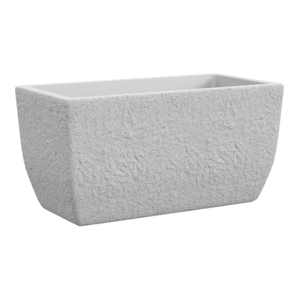FIORIERA A SELLA PER RINGHIERA CASA MESH CM 30x30x26 BIANCA - EMSA