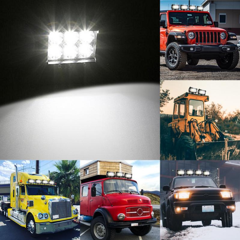 Faro Da Lavoro LED 18W Linea Lunga Fari Led 12V 24V Fari Di Profondita Impermeabile Ip67 Luci Di Lavoro Fuoristrada Moto Auto Suv 84861829