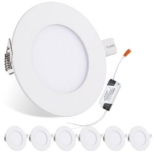 6W 10x LED Faretto da incasso Lampadina Corridoio Cambia colore Lampada da  pannello da cucina