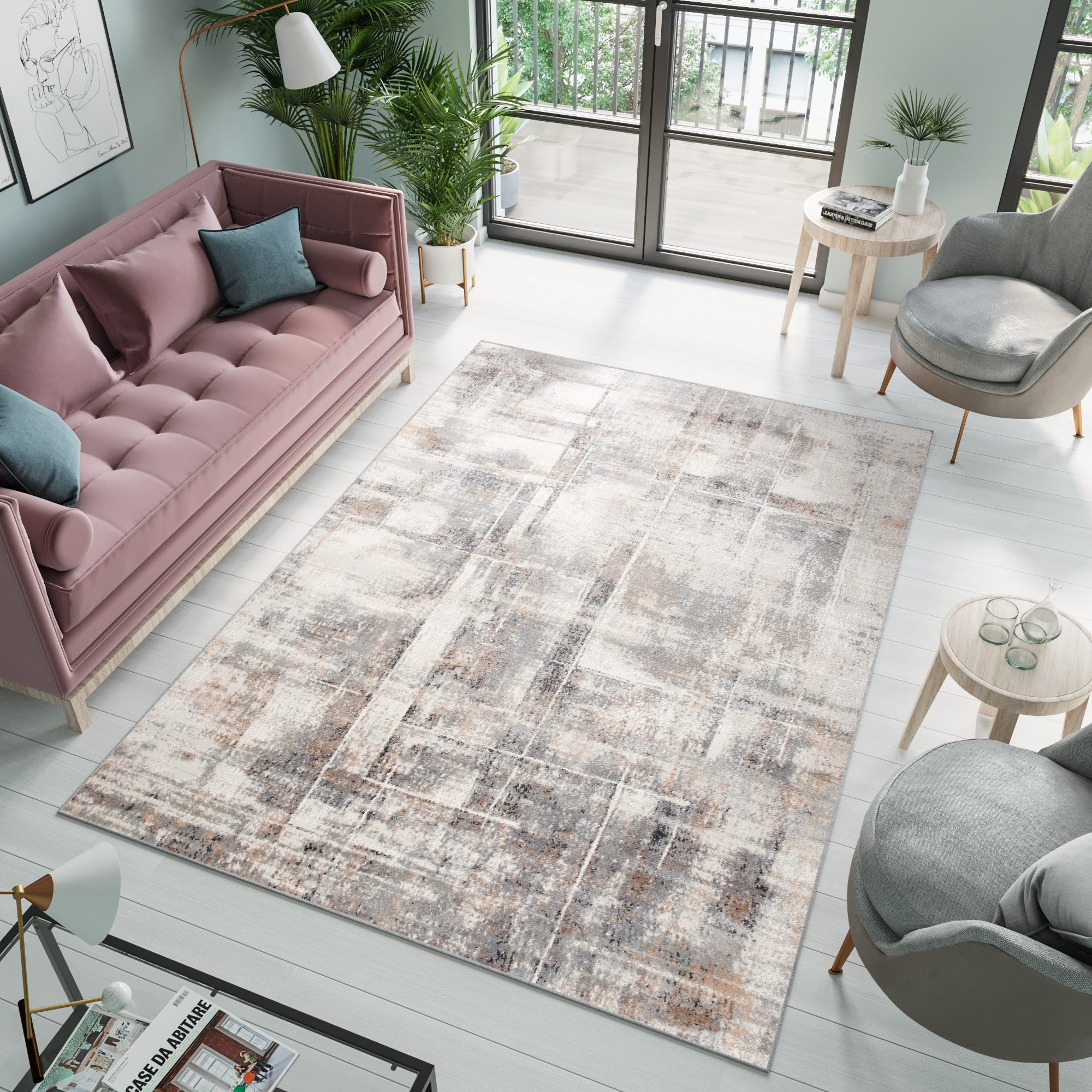 Tappeto beige salotto » Fantastici tappeti per la tua casa - Trendcarpet