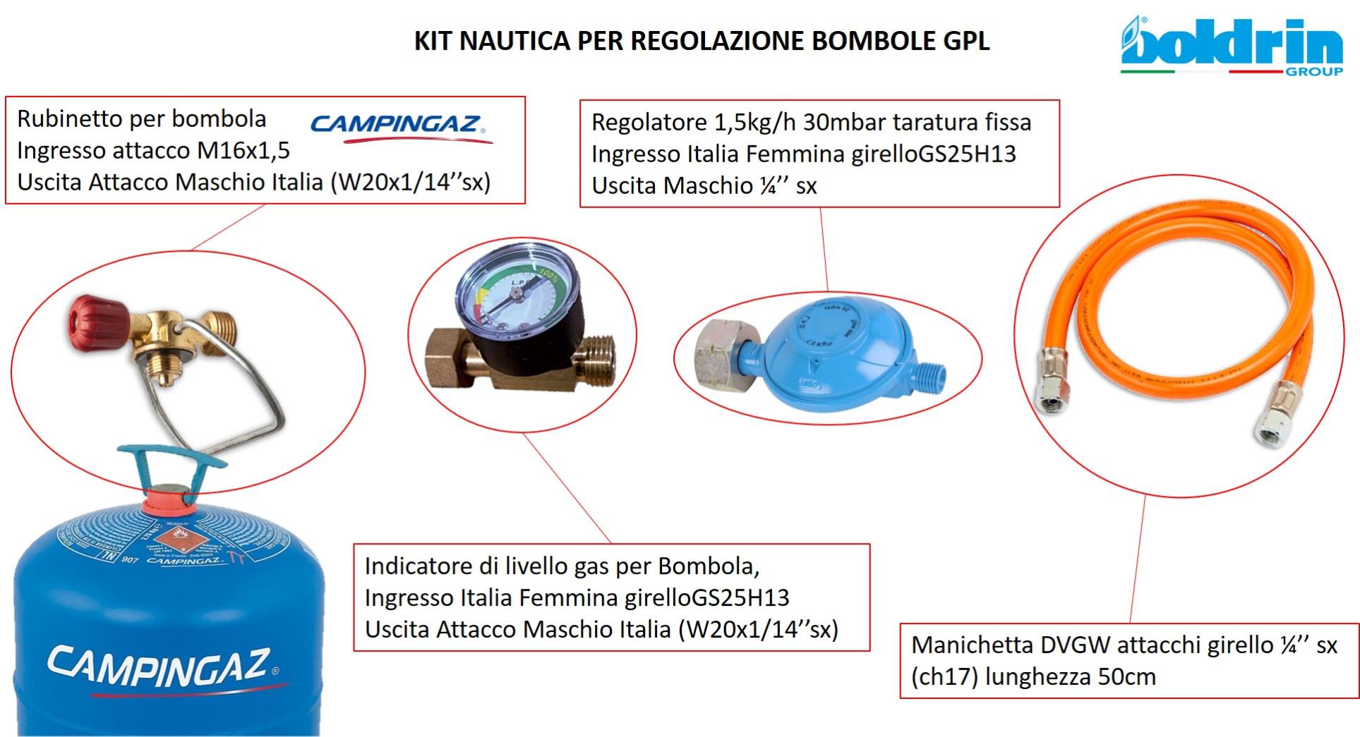 Kit Di 6 Beccucci Di Ricambio Per Bombole Del Gas - 37 Pezzi: Tubi Pieghevoli, Raccorderie E Ugelli Per Vari Tipi Di Filettatura