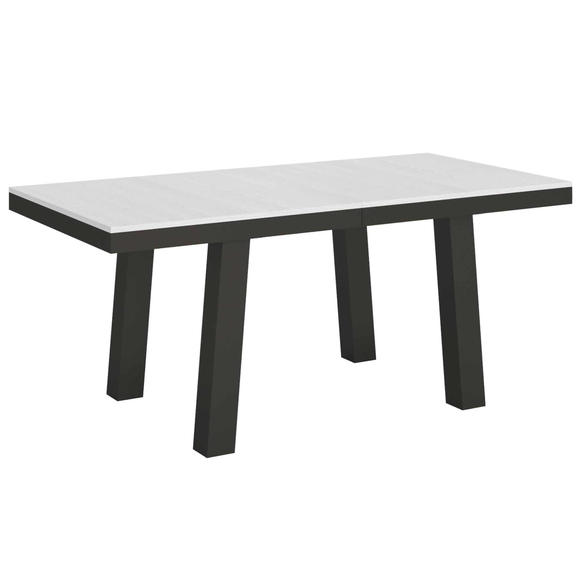 CASAARREDOSTUDIO Tavolo Karida Allungabile 180/284 Cm, Bianco Frassino, Design Moderno, Made In Italy