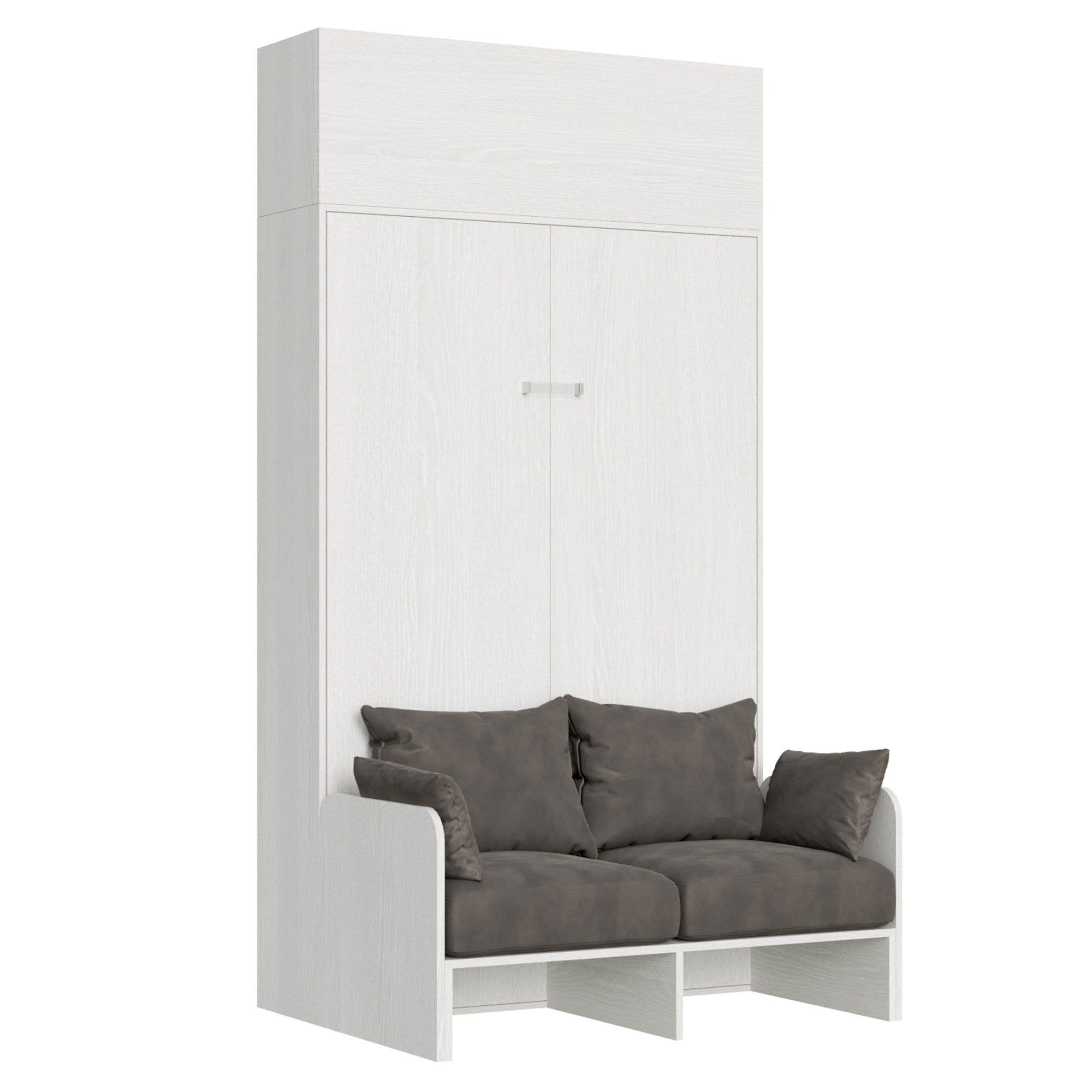 Cama abatible vertical 43cm con sofá nórdico Mood de Ros, MOBliving, Mobel 6000