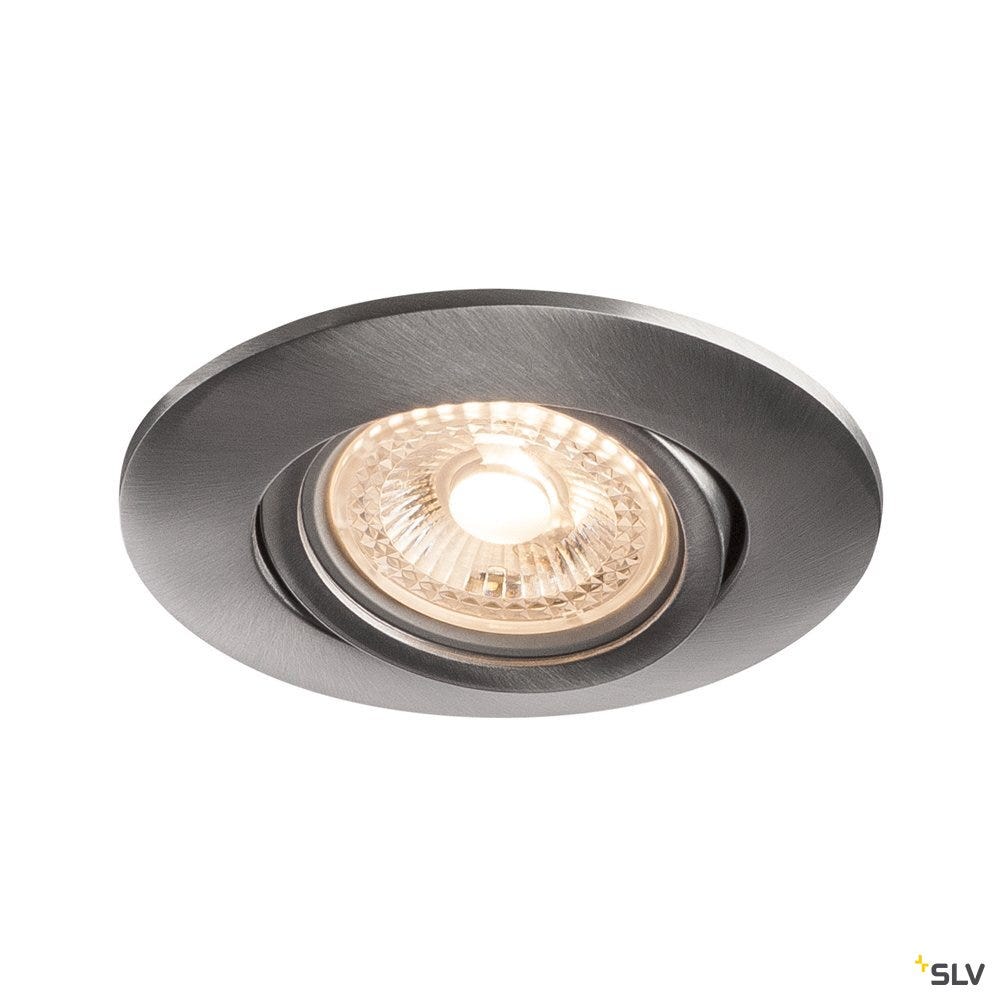 SLV GU10 LED Ampoule QPAR51, 6W, 38°, noir - blanc neutre (4000K)