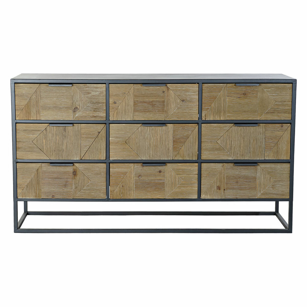 Aparador dkd home decor metal abeto (123 x 40 x 68 cm)
