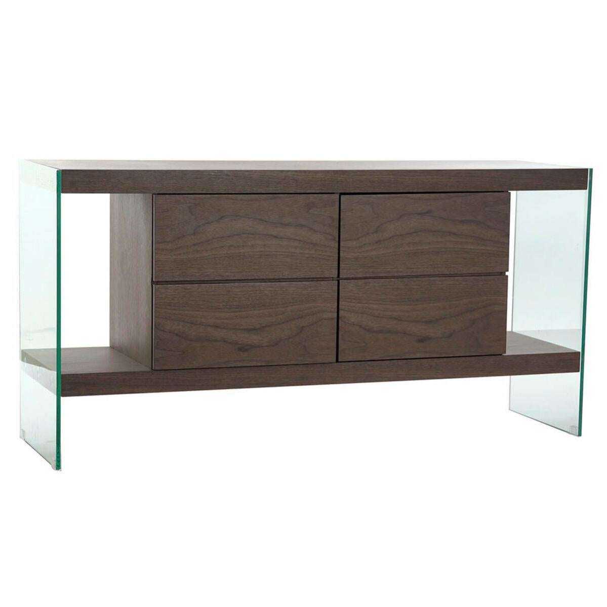 Credenza DKD Home Decor S3022481 Cristallo Marrone Trasparente MDF