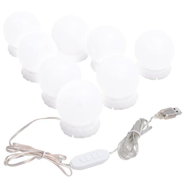 Lampe miroir LED de Briloner (L x l: 37.5 x 8.7, 15 W, blanc froid)