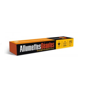 Allumettes geantes 28cm 40 pieces - Tecniba