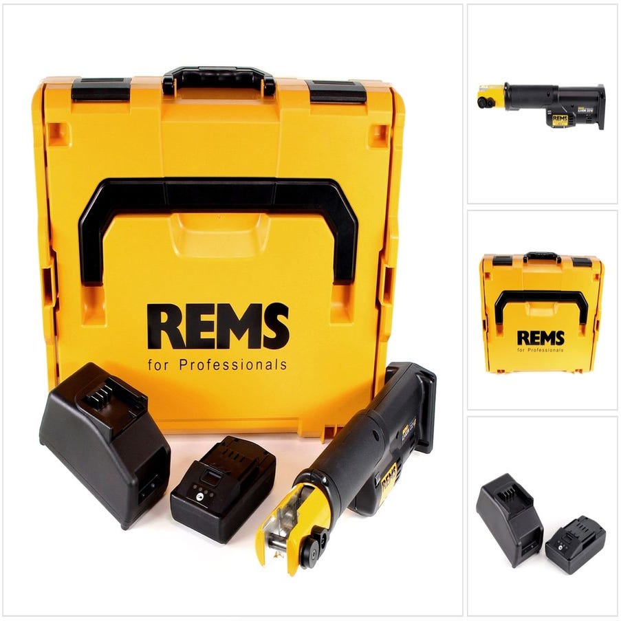 REMS - Pince à sertir mini pour tuyau cuivre Rems - Profil V