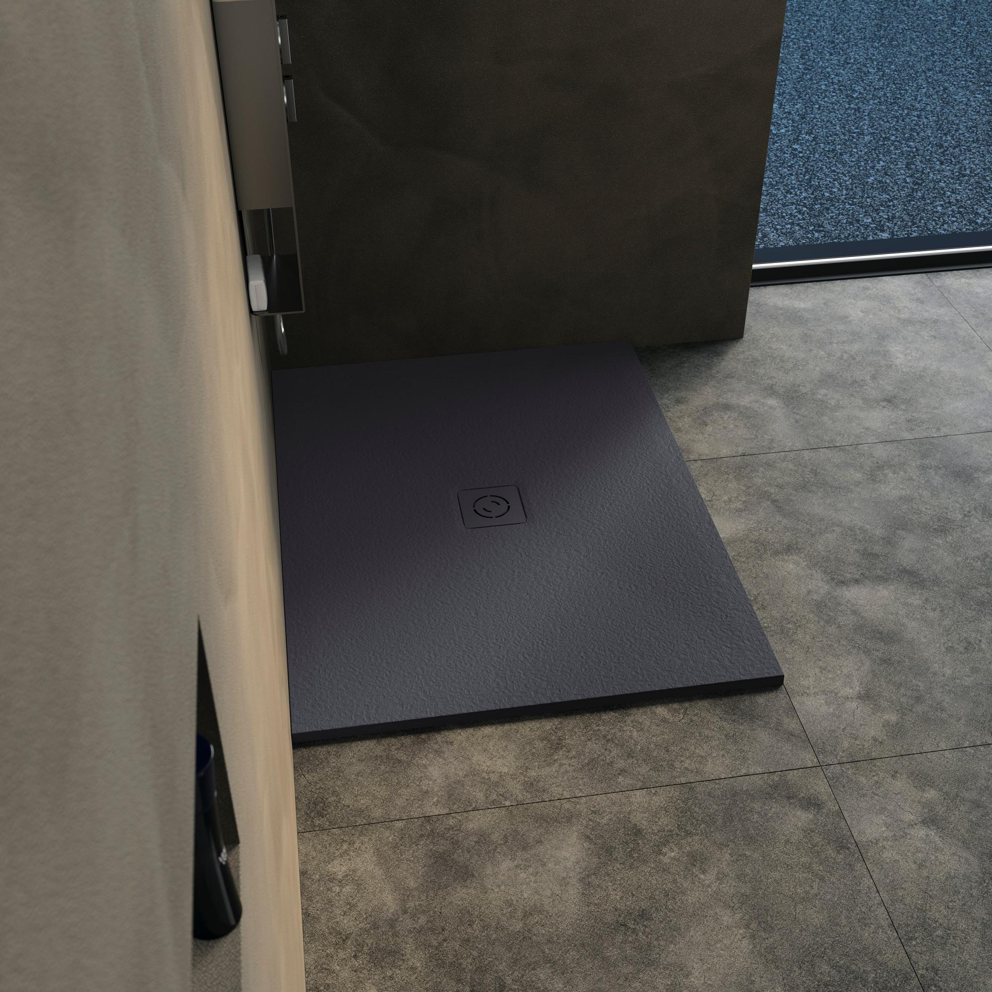 Receveur de douche découpable super plat KINEMOON seulement 2,6cm d