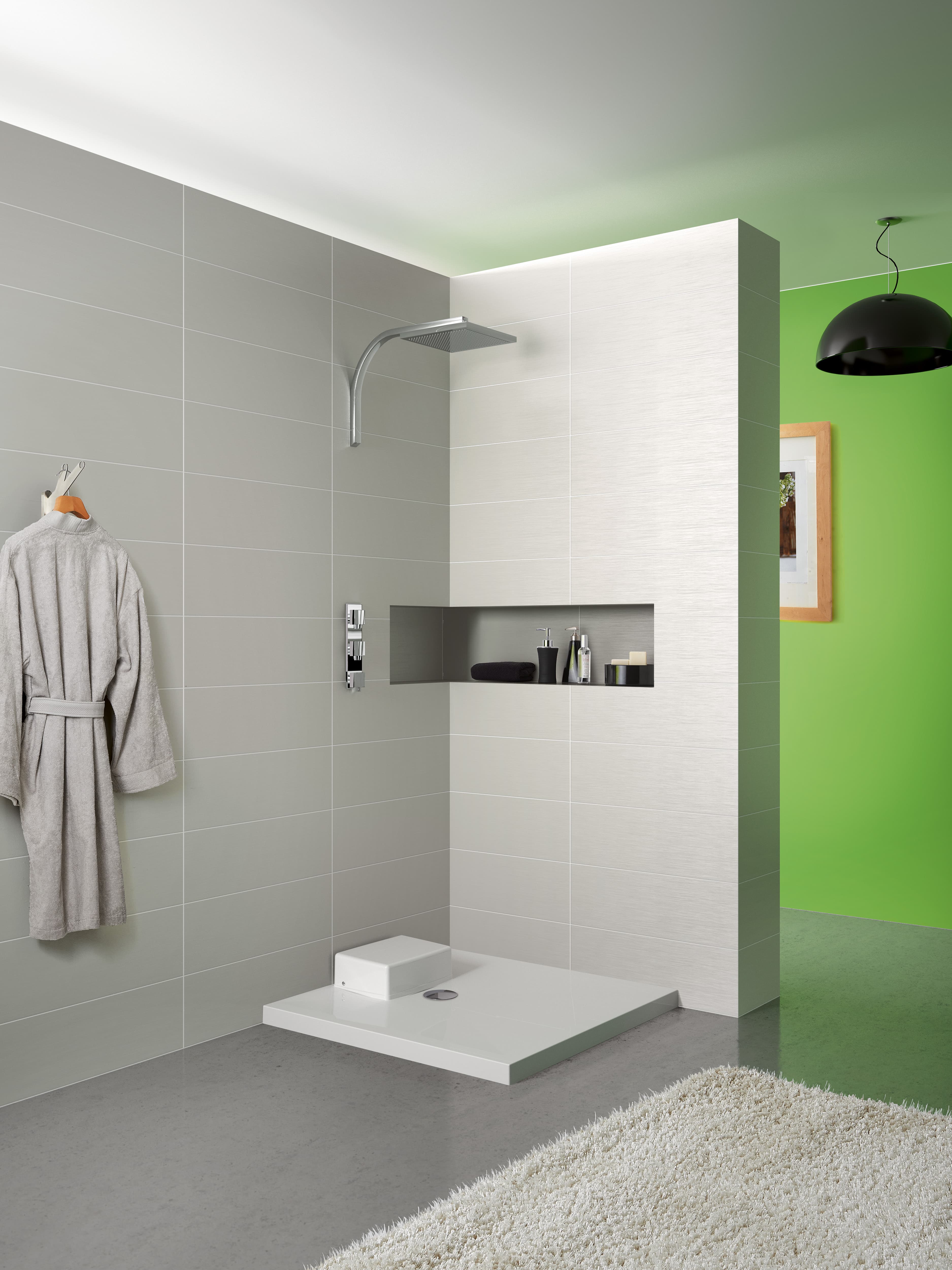 Receveur De Douche Avec Pompe De Relevage Intégrée Receveur de douche KINEMATIC 80x80 pompe de relevage integree au receveur |  Leroy Merlin