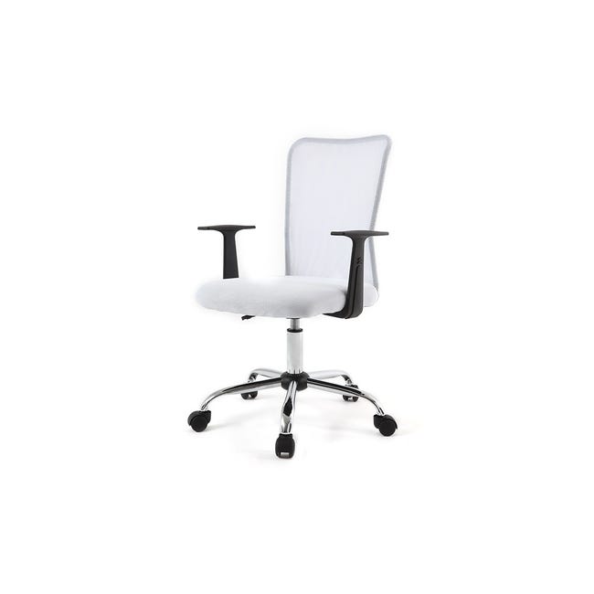 Soldes Fauteuil de bureau, chaise de bureau ergonomique blanc - Miliboo
