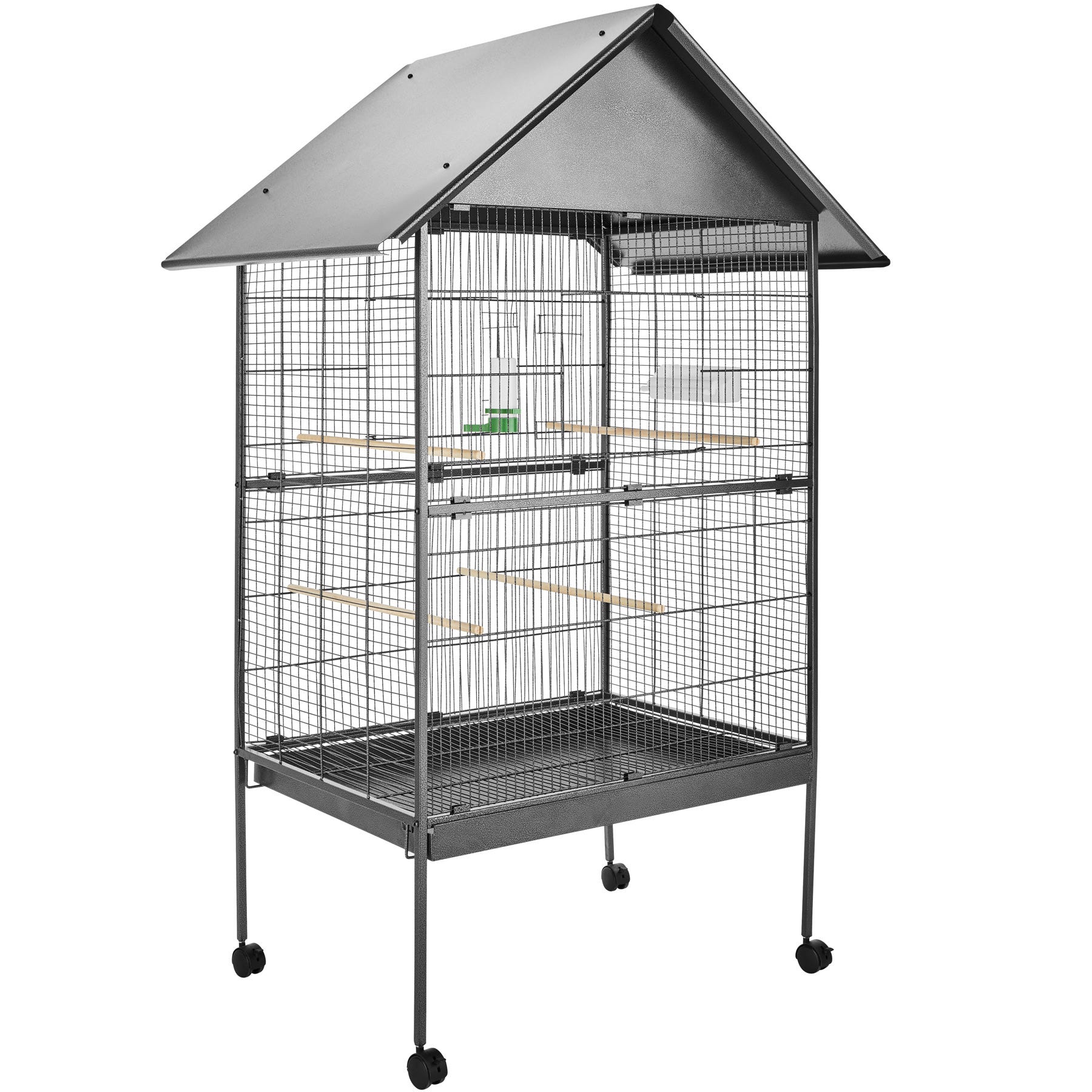 Abreuvoir mangeoire design pour cage oiseaux - Petits Compagnons