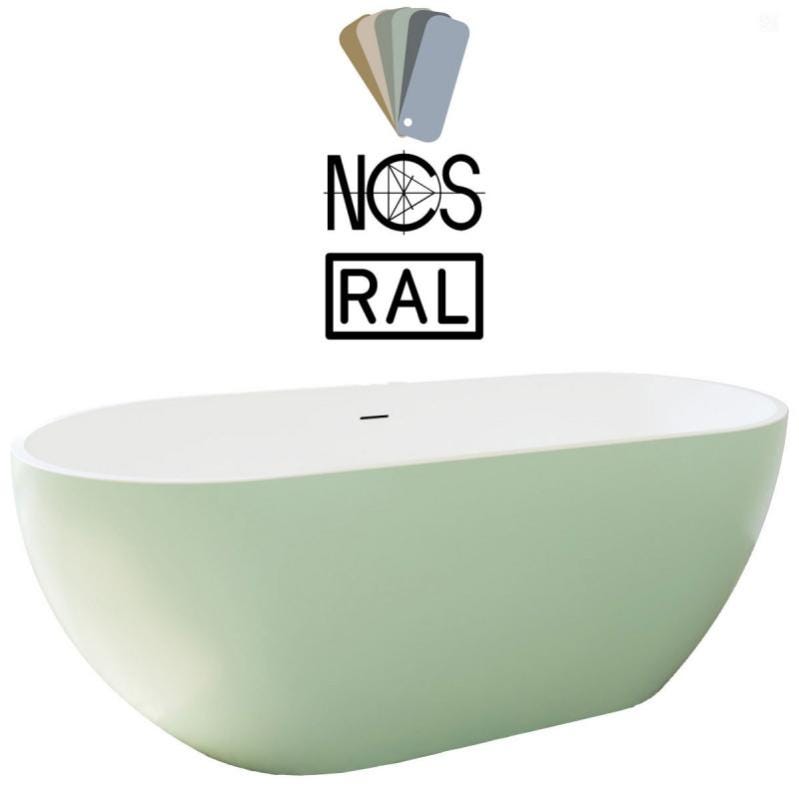 Sanycess Rondo Sanycces - Baignoire Rondo 170X80X60Cm Sanydur Blanc Mat Sanycoat Ral ...